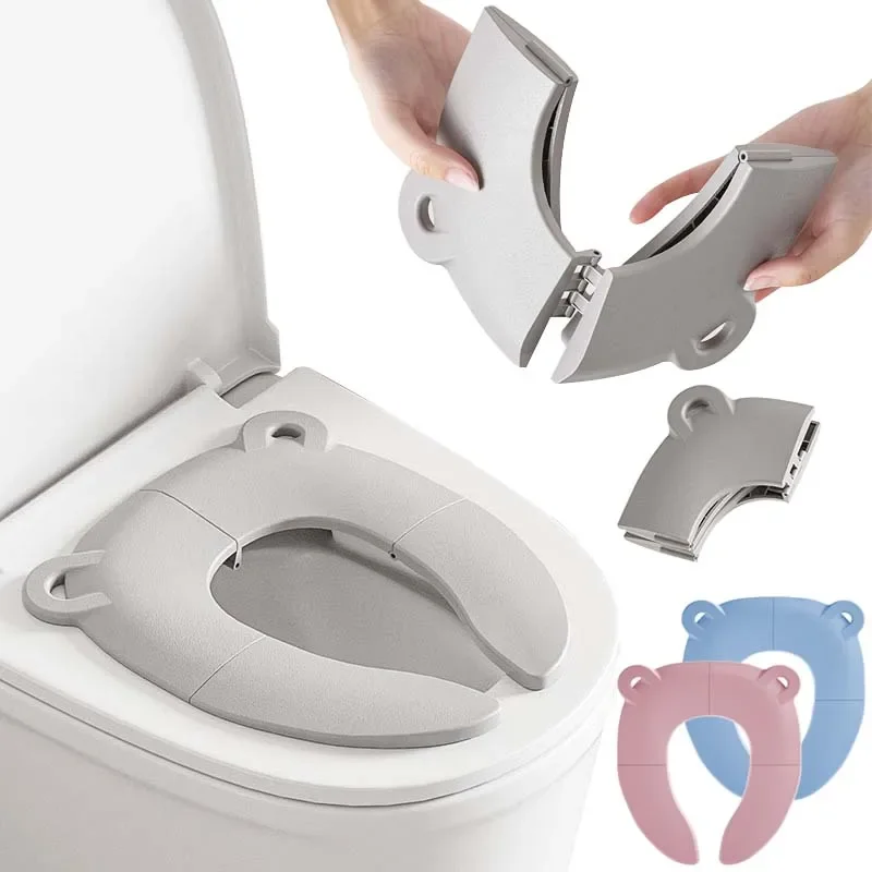 Home Bathroom Urinal - 赤ちゃん漫画旅行折りたたみ式おまるシート幼児用携帯トイレトレーニングシート子供用便座クッション子供用おまる椅子パッド/マット