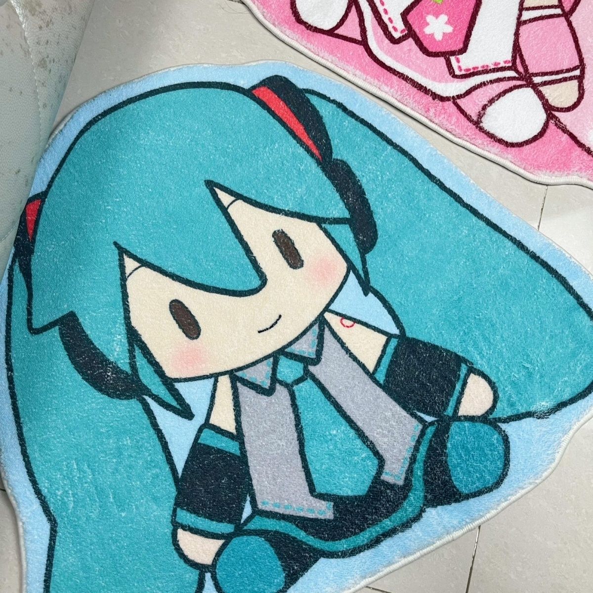 Home Goods Bathroom Accessories - かわいい初音ミク ラグ アニメ キュートマット 浴室用滑り止めカーペット 漫画柄