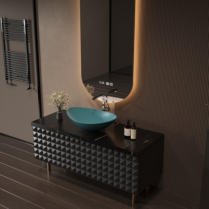 Home Bathroom Partition Wall - 狭いドレッサー バスルームキャビネット 収納装飾 オーガナイザー バスルームキャビネット パーティション