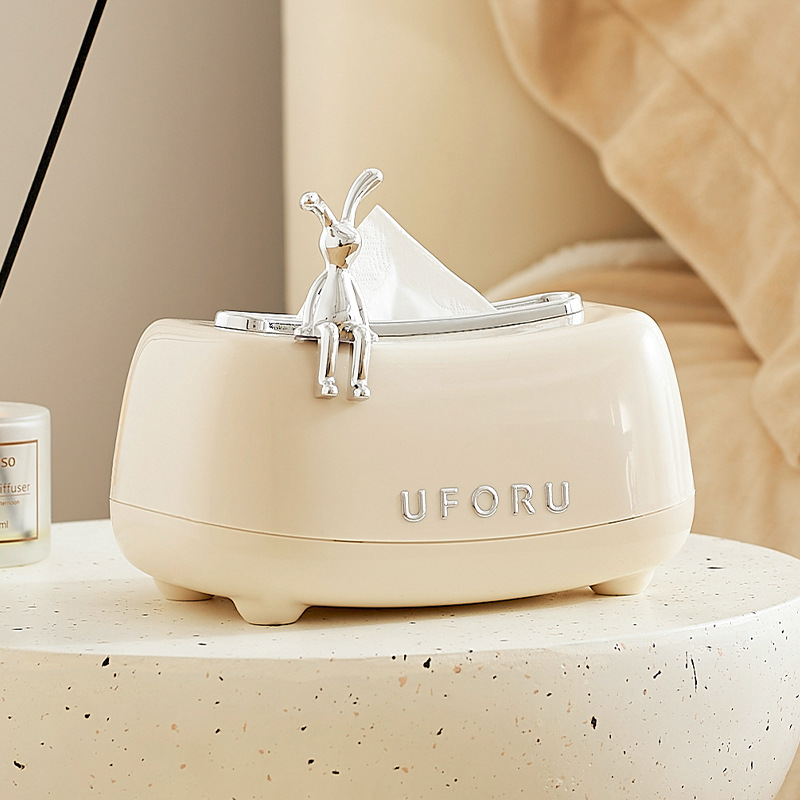 Home Bathroom Paper Towel Holder - Uforu 多機能ティッシュボックス スプリングリフトディスペンサー リビングルーム ホームキッチン バスルーム用