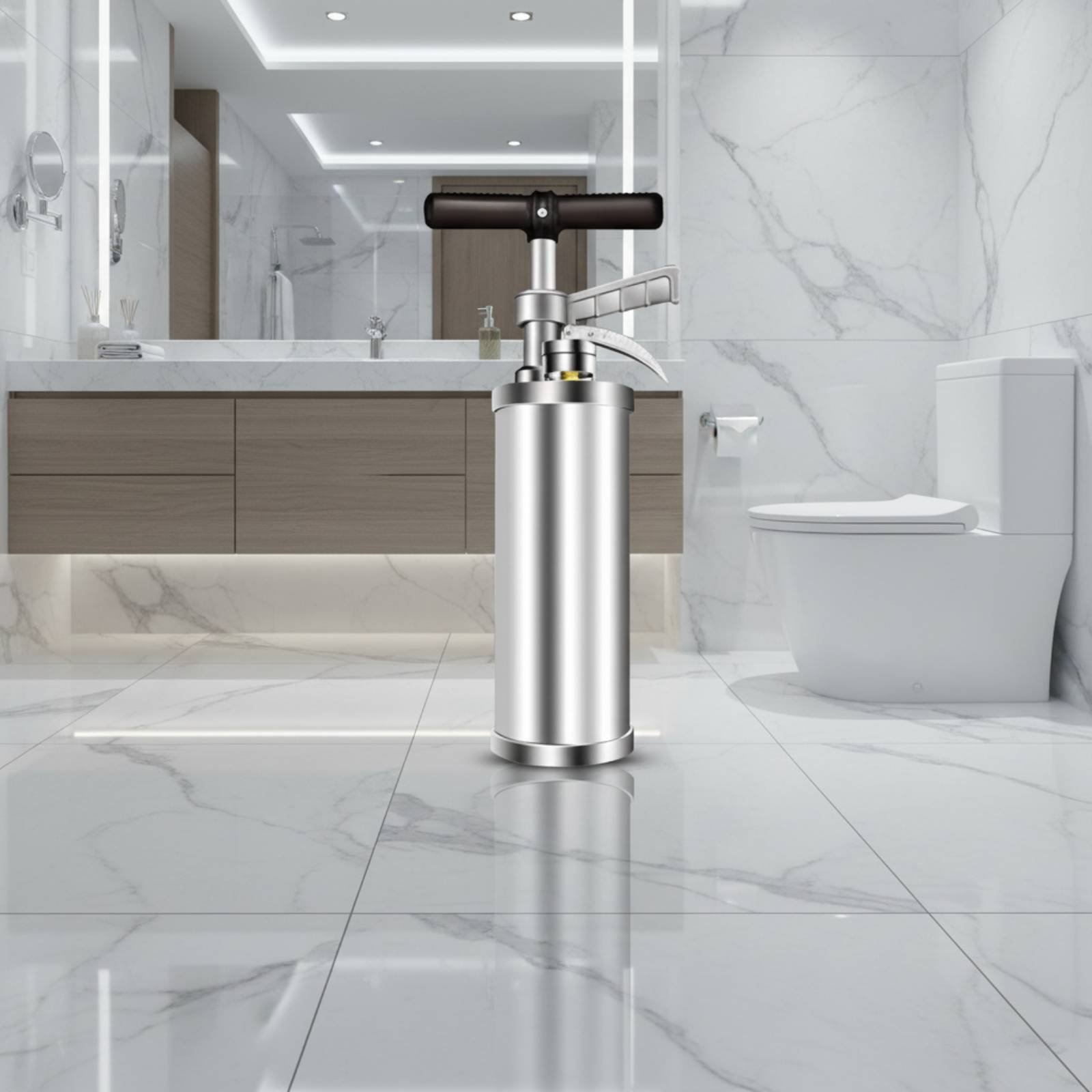 Home Bathroom Pressure Pump - 空気圧排水溝詰まり解消器、速攻詰まり解消トイレプランジャーポンプ、家庭用ツール（浴室、キッチン用）