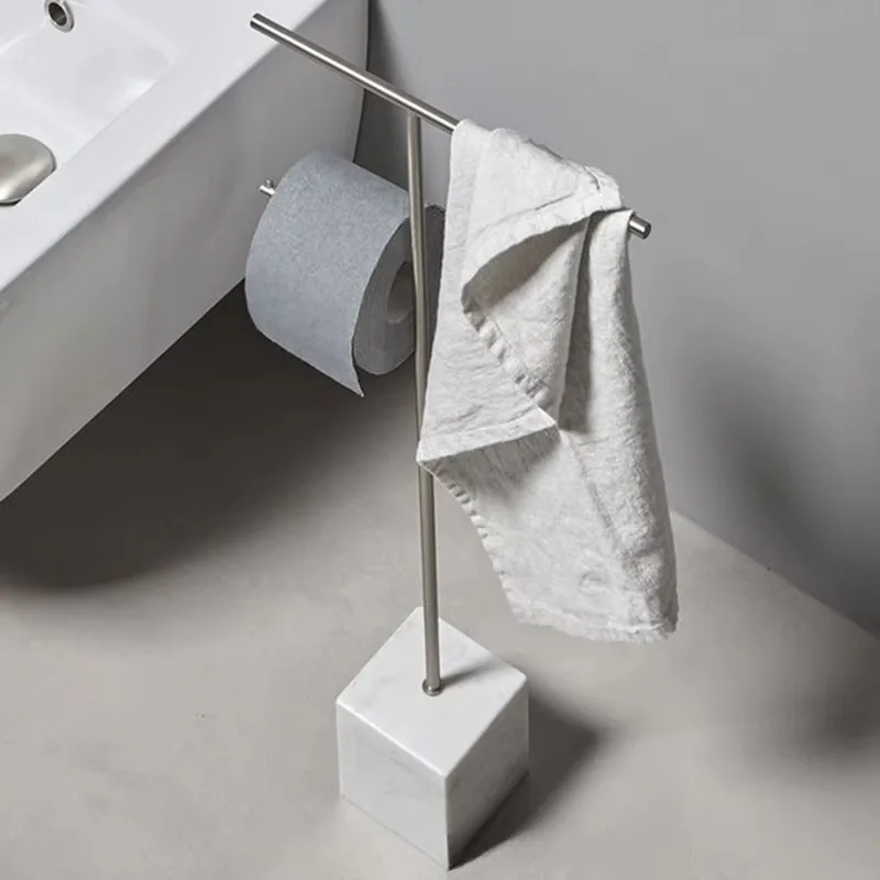 Home Bathroom Paper Towel Holder - ステンレス製バスルーム収納棚、ペーパータオルホルダー、パンチフリー、モダンでクリエイティブなラック、豪華な家の装飾