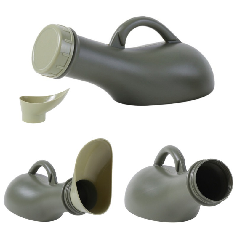 Home Bathroom Urinal - 1000 ミリリットルプラスチック携帯小便器トイレ補助ボトル外出旅行キャンプ車トイレおしっこボトルポータブル小便器ボトルキャップ付き