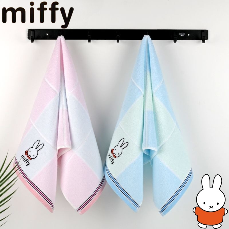 Home Goods Bathroom Accessories - ミッフィーウサギの甘くて可愛いクリエイティブな漫画柄、新登場の家庭用、柔らかく快適な肌に優しい純綿フェイスタオル