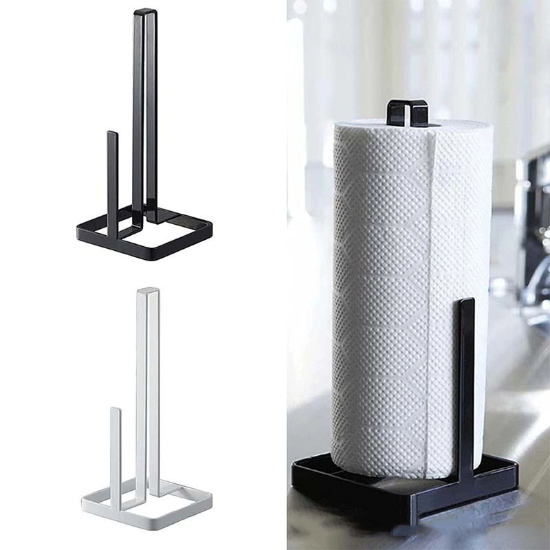 Home Bathroom Paper Towel Holder - キッチンポータブルツールロールペーパータオルホルダーバスルームティッシュスタンドシルバーナプキンラック家庭用収納小物アクセサリー用品