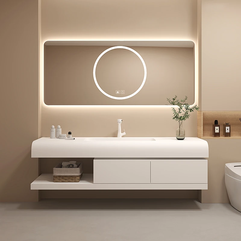 引き出し紙製バスルームキャビネットスキンケアモダン高級スペー - Home Bathroom Partition Wall のレビューと価格
