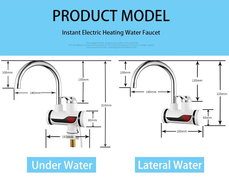 3000W EU-インスタント電気給湯器,デジタルディスプレ - Home Bathroom Water Heater のレビューと価格
