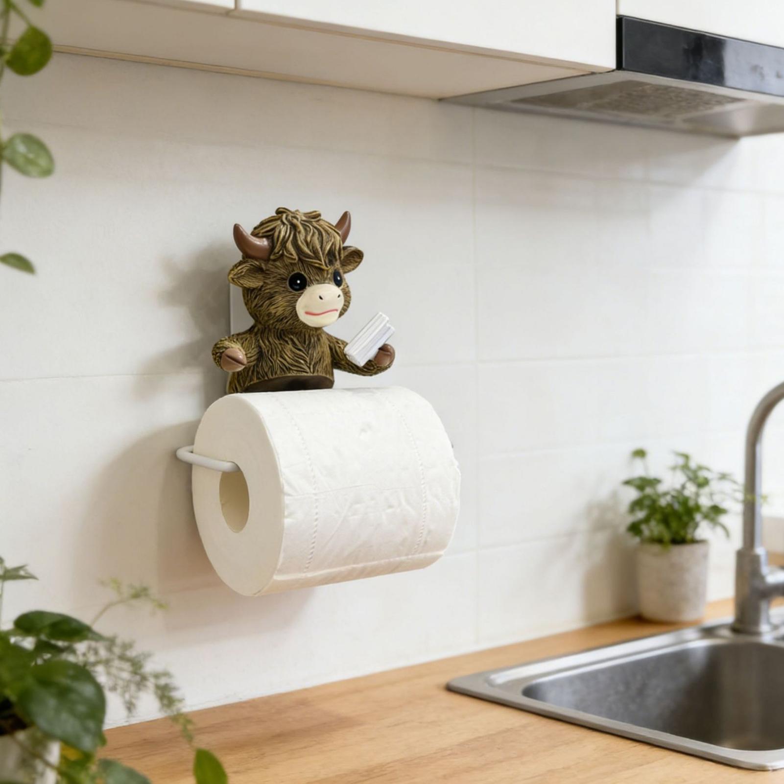 マウントカウスタンドトイレットペーパーホルダーファームハウス - Home Bathroom Paper Towel Holder のレビューと価格