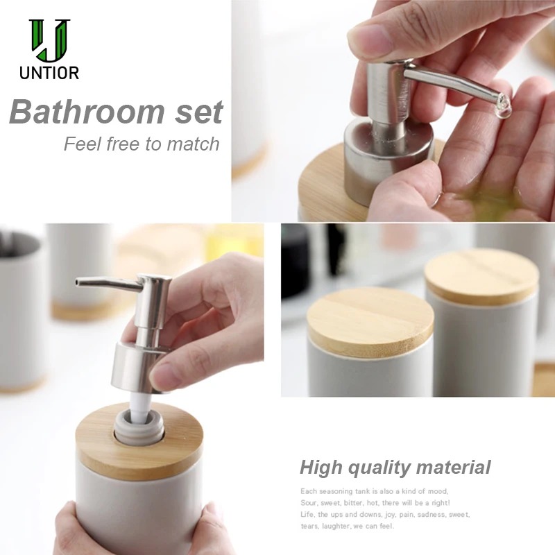 セラミックバスルームアクセサリーセット,ファッション,石鹸デ - Zara Home Bathroom Set のレビューと価格