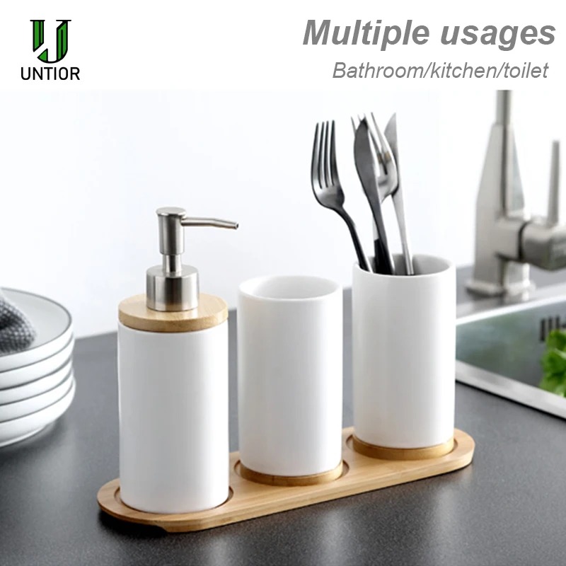 セラミックバスルームアクセサリーセット,ファッション,石鹸デ - Zara Home Bathroom Set のレビューと価格
