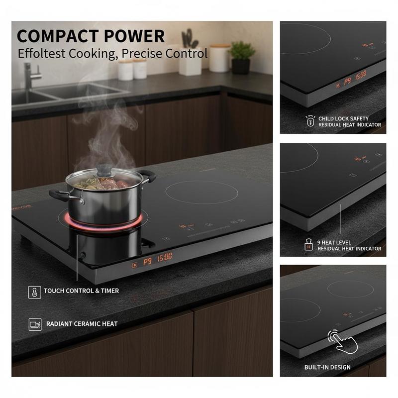 セラミックラジアントストーブ 24インチ アパート/家庭用キ - Home Kitchen & Bathroom のレビューと価格
