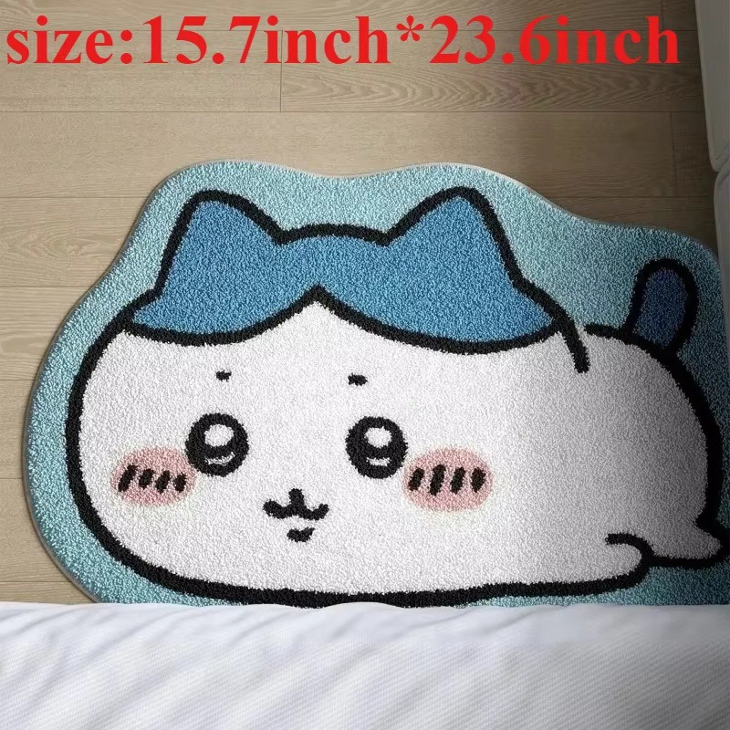 ホットチイカワ漫画ラグアニメハチワレうさぎぬいぐるみフロアマ - Home Bathroom Floor Mats のレビューと価格