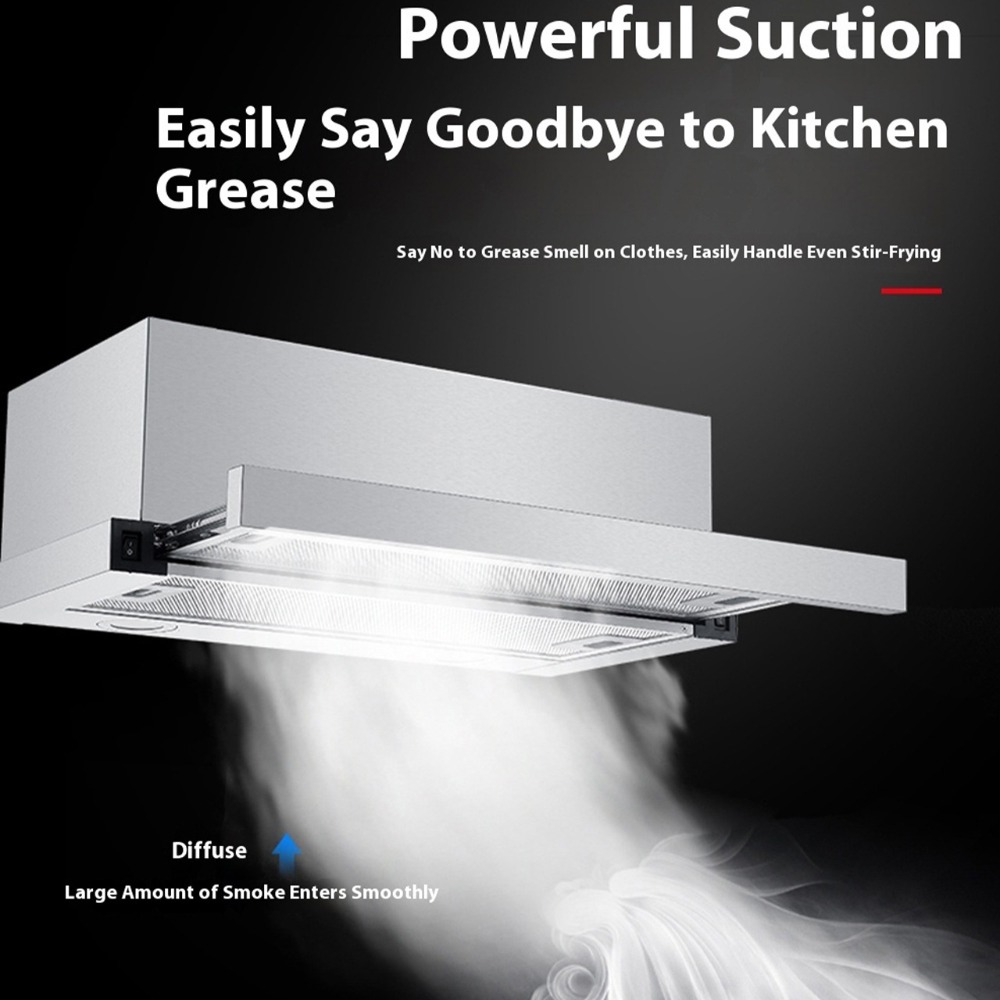 家庭用レンジフード スライドアウト式 ホームチムニー排気装置 - Home Kitchen & Bathroom のレビューと価格