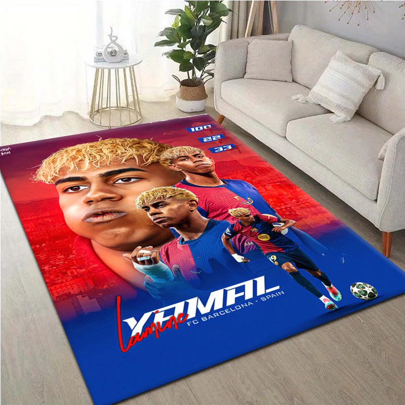 2026年ホットなサッカー選手、ラミネ・ヤマルのギフト、寝室 - Home Bathroom Floor Mats のレビューと価格