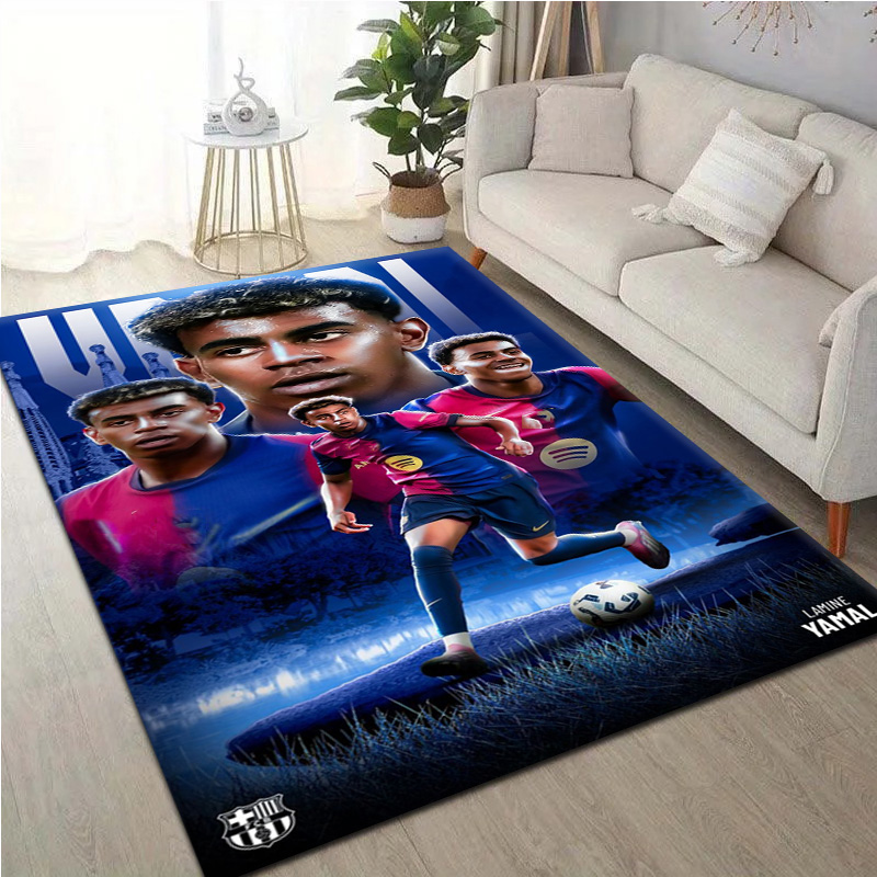 2026年ホットなサッカー選手、ラミネ・ヤマルのギフト、寝室 - Home Bathroom Floor Mats のレビューと価格