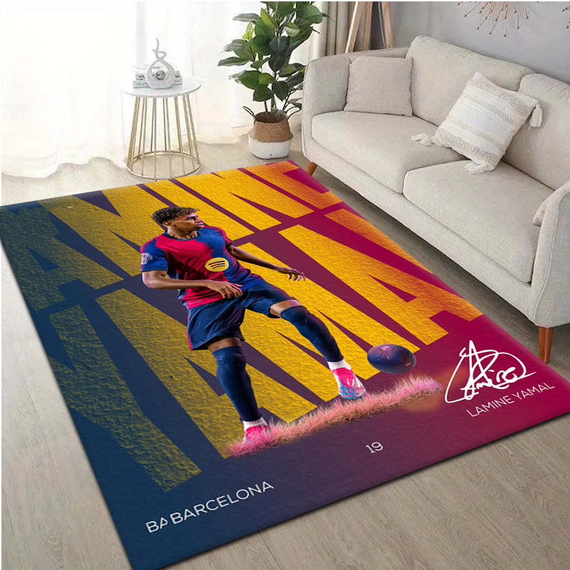 2026年ホットなサッカー選手、ラミネ・ヤマルのギフト、寝室 - Home Bathroom Floor Mats のレビューと価格