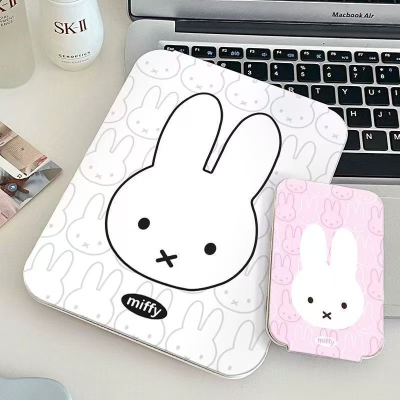 ミッフィーバニーメイクアップミラー ポータブルフリップアップ - Home Goods Bathroom Accessories のレビューと価格