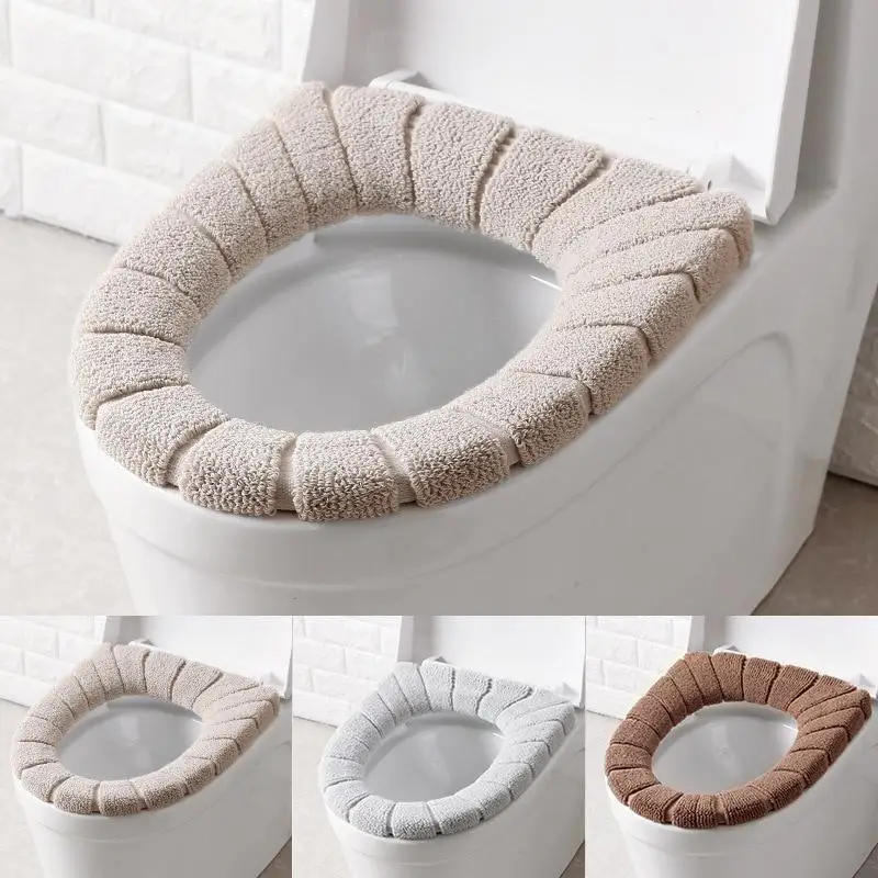 便座カバー暖かいソフトアクリル洗えるマット家の装飾クローゼッ - Tiny Home Bathroom Kit のレビューと価格