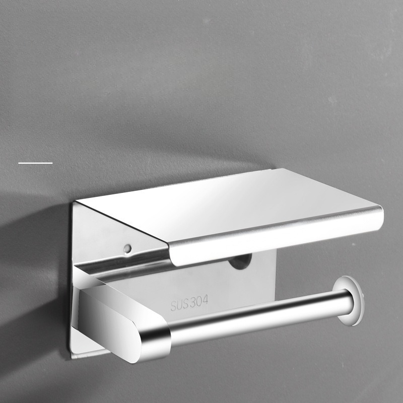 ステンレス製ペーパータオルホルダー、穴あけ不要の壁掛け式、バ - Home Bathroom Paper Towel Holder のレビューと価格