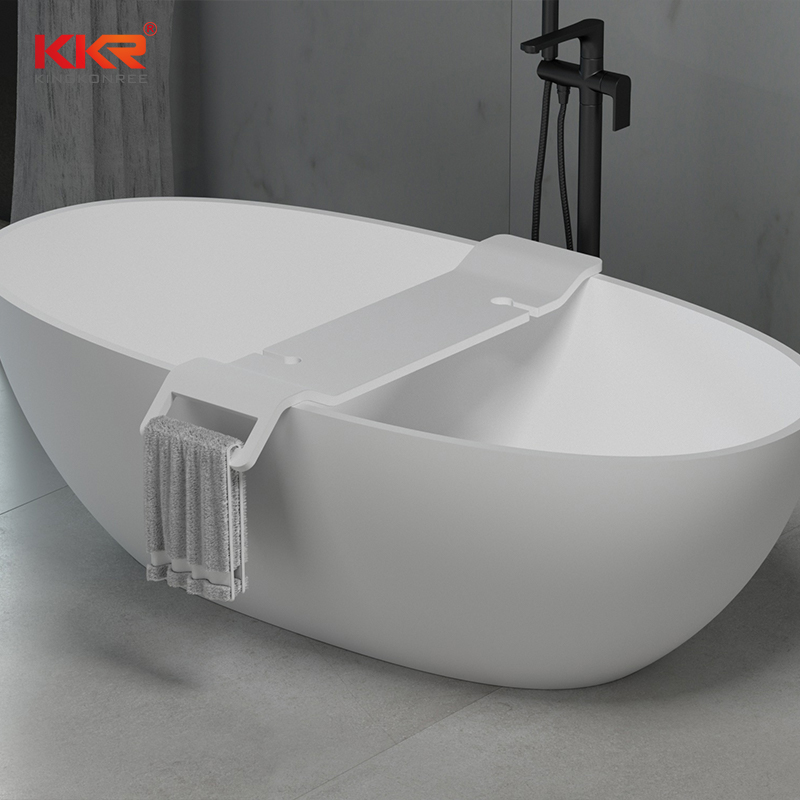 浴室石鹸収納ラック人工石製バスタブ棚アクリル製ソリッドサーフ - Bath Caddy Tray のレビューと価格
