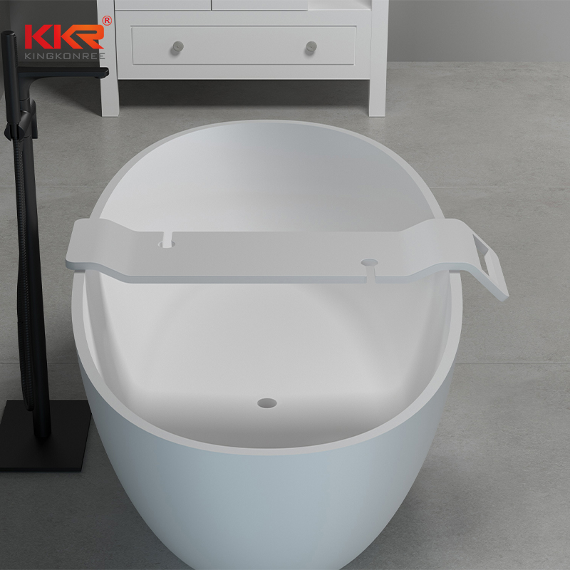 浴室石鹸収納ラック人工石製バスタブ棚アクリル製ソリッドサーフ - Bath Caddy Tray のレビューと価格