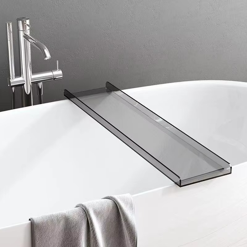 電話ホルダー付きアクリル浴槽キャディ、スパ/シャワー用防水滑 - Bath Caddy Tray のレビューと価格
