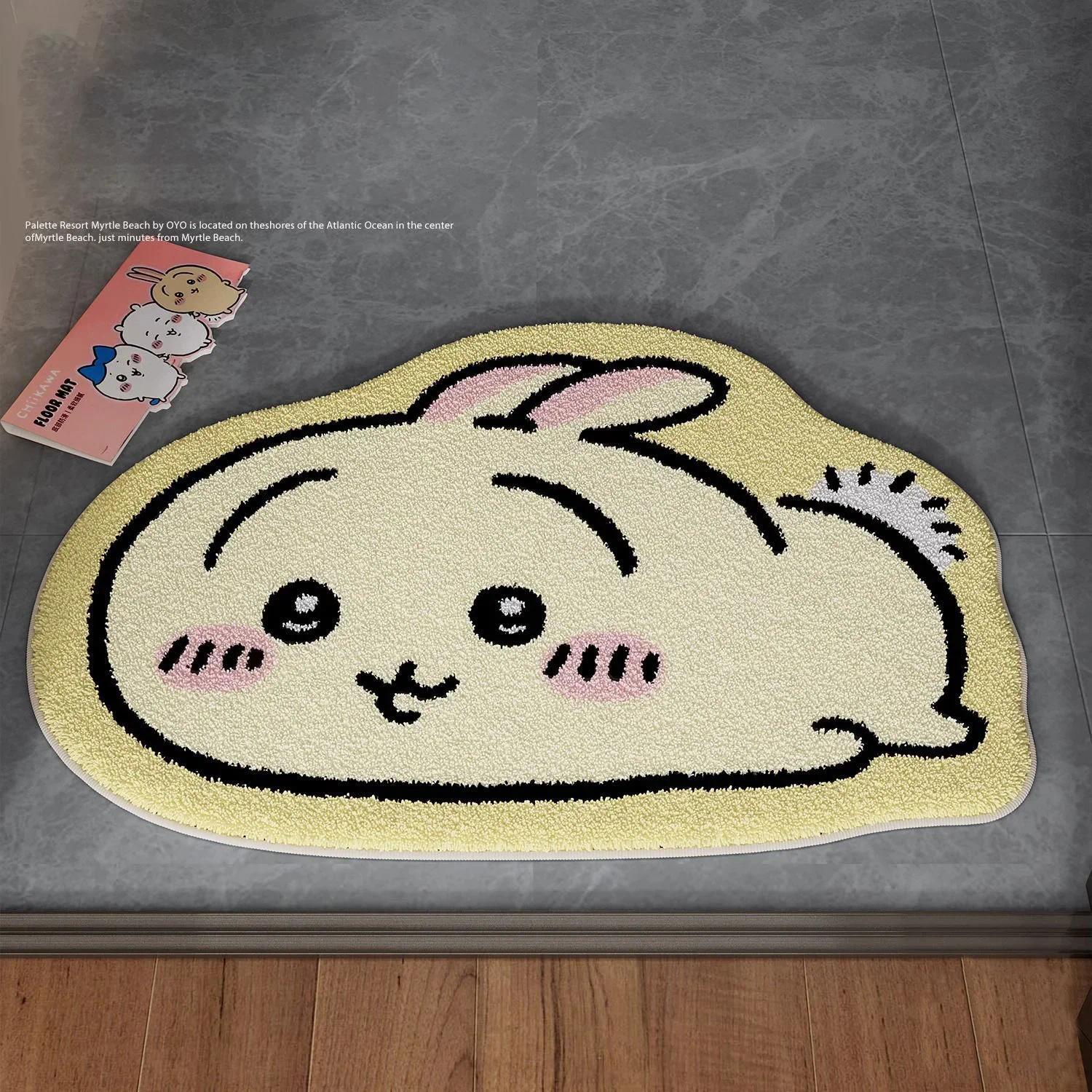 漫画柄バスマット、柔らかくふわふわの吸水性フロアマット、滑り - Home Bathroom Floor Mats のレビューと価格