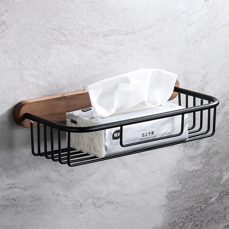 無垢材ティッシュホルダー ドリル不要 壁掛けペーパータオルラ - Home Bathroom Paper Towel Holder のレビューと価格