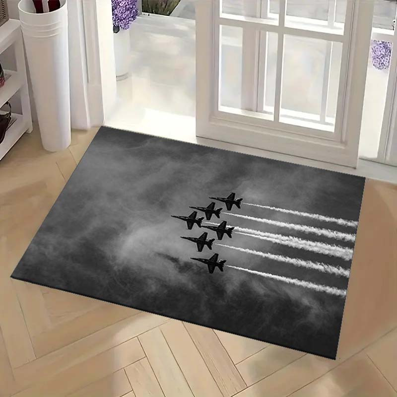 ジェットテーマリーフクリスタルベルベットエリアラグ - リビ - Jet Home Bathroom Mats のレビューと価格