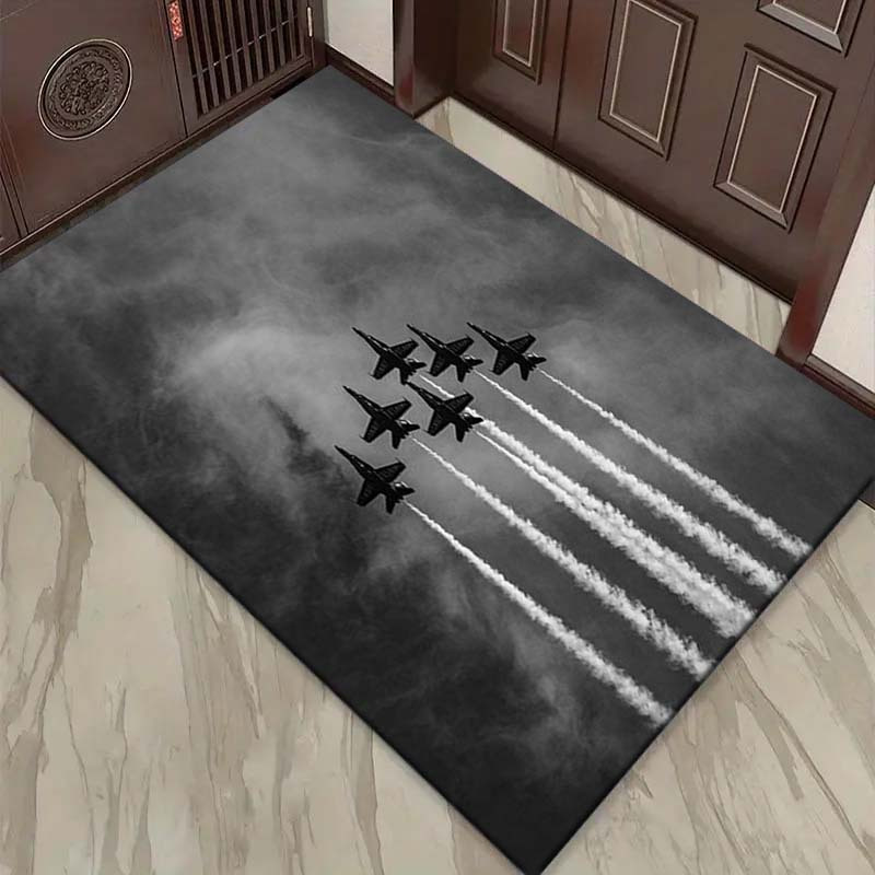 ジェットテーマリーフクリスタルベルベットエリアラグ - リビ - Jet Home Bathroom Mats のレビューと価格