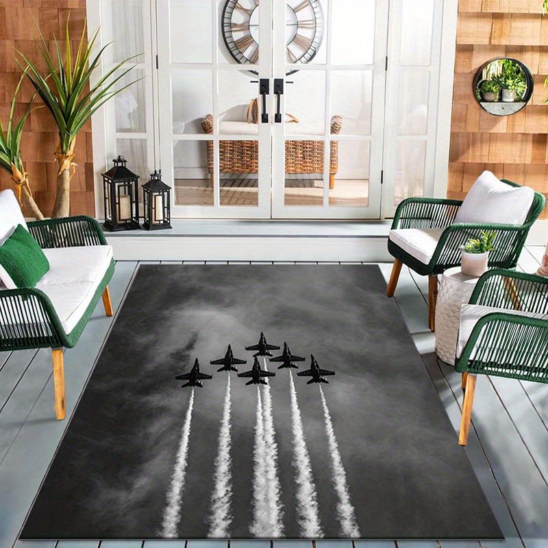 ジェットテーマリーフクリスタルベルベットエリアラグ - リビ - Jet Home Bathroom Mats のレビューと価格