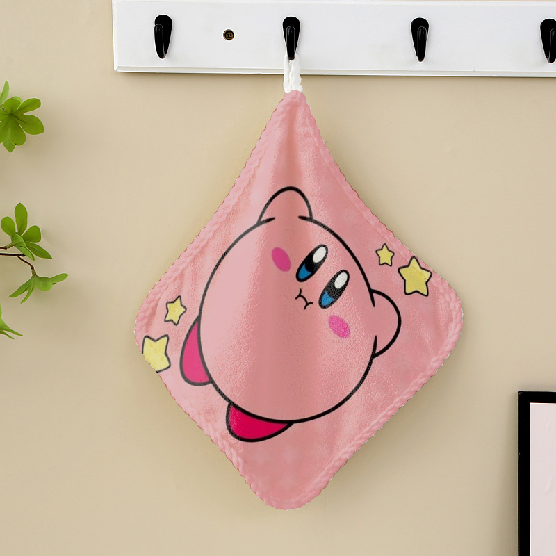 カービィのハンドタオル キッチン バスルーム 日用品 かわい - Home Goods Bathroom Decor のレビューと価格