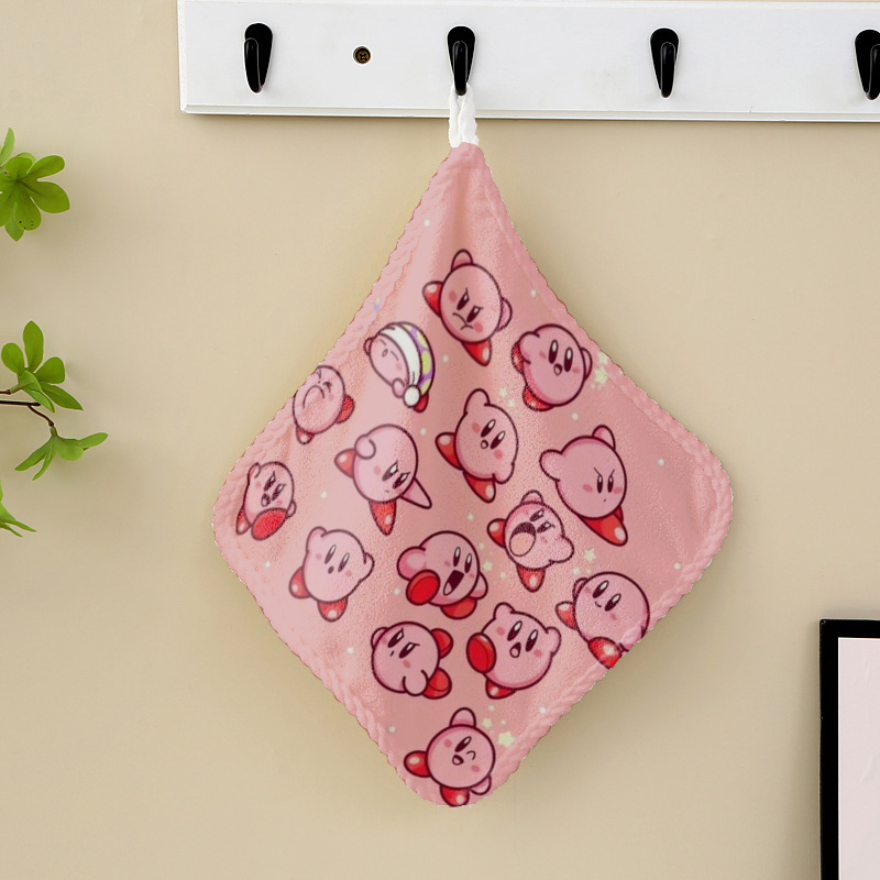カービィのハンドタオル キッチン バスルーム 日用品 かわい - Home Goods Bathroom Decor のレビューと価格
