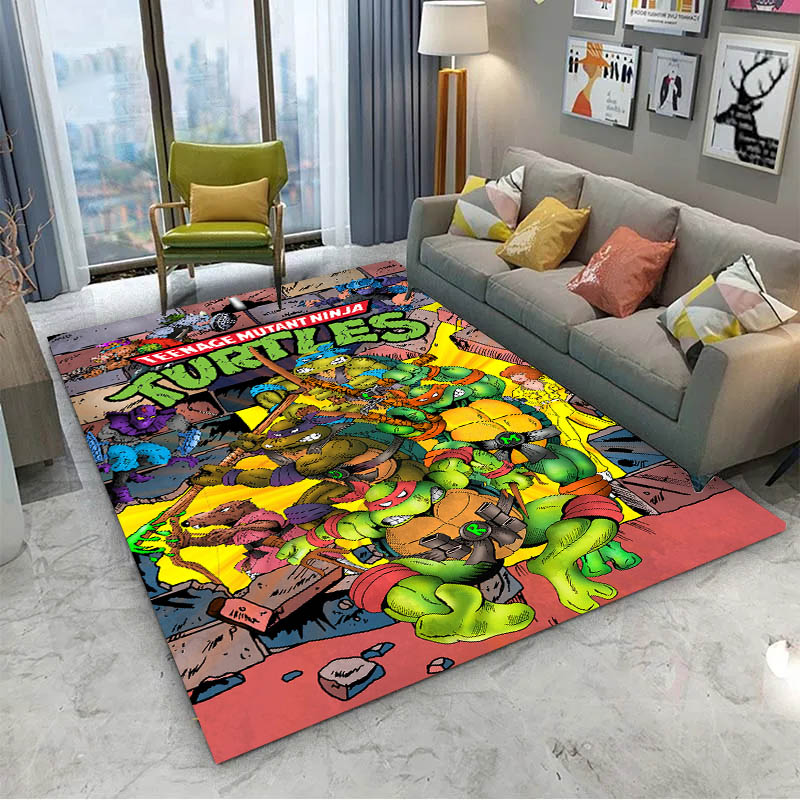 ティーンエイジ・ミュータント・ニンジャ・タートルズ映画3Dカ - Home Bathroom Floor Mats のレビューと価格