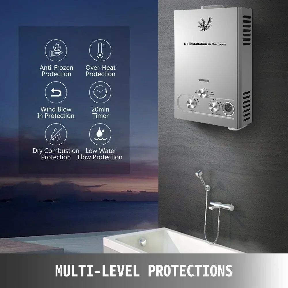 SIHAO 12L 16L 18L GPM LPG ガスプロ - Home Bathroom Water Heater のレビューと価格