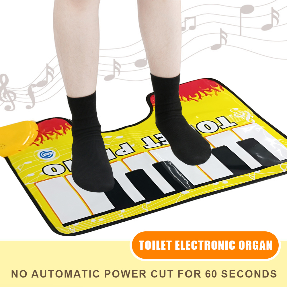 トイレピアノマット ノベルティおまるピアノ 音が出るカーペッ - Home Bathroom Floor Mats のレビューと価格