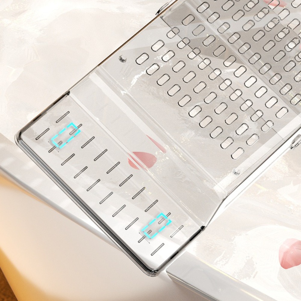 新しい調節可能な浴槽キャディトレイ多機能プラスチック浴槽ラッ - Bath Caddy Tray のレビューと価格