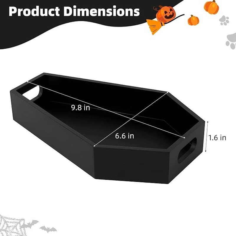 ゴシック風棺型木製メイクアップオーガナイザー、化粧台用、不気 - Home Living Bathroom Vanity のレビューと価格