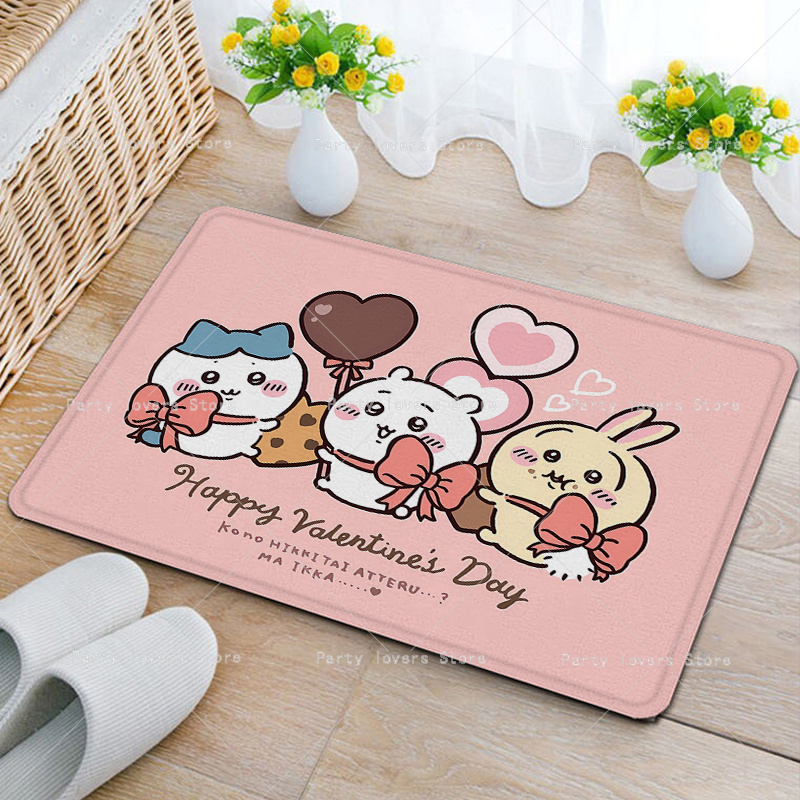 アニメ Chiikawas フランネルカーペットアニメ滑り止 - Home Goods Bathroom Decor のレビューと価格