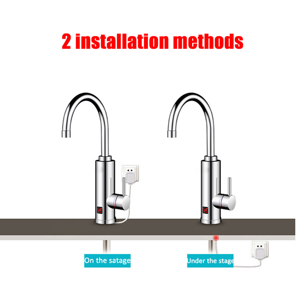 3000W 電気温水器 浴室 キッチン 蛇口 タンクレス給湯 - Home Bathroom Water Heater のレビューと価格