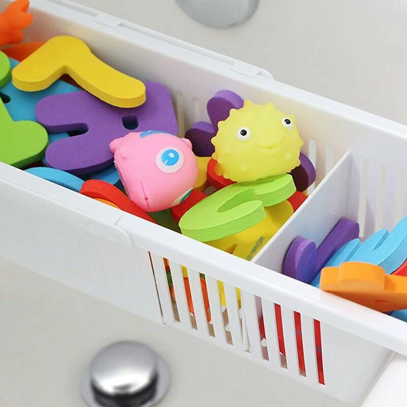 バスタブ用格納式多機能バスルーム収納ブラケット排水棚ラックバ - Bath Caddy Tray のレビューと価格