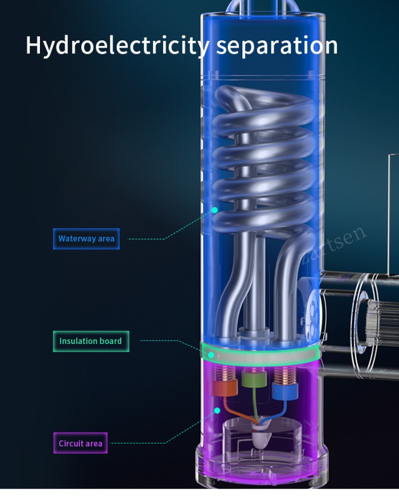 キッチン蛇口電気タップキッチンタップ瞬間湯沸かし器加熱可能  - Home Bathroom Water Heater のレビューと価格