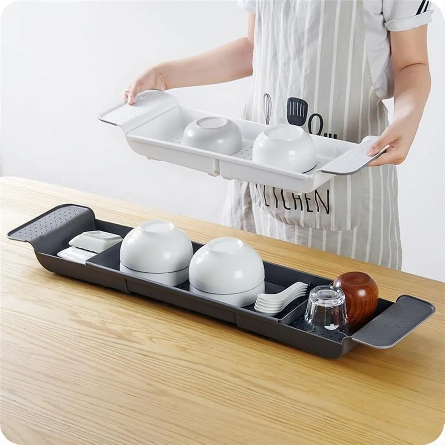 バスタブキャディートレイ、伸縮式バスルームシェルフ、バスタブ - Bath Caddy Tray のレビューと価格