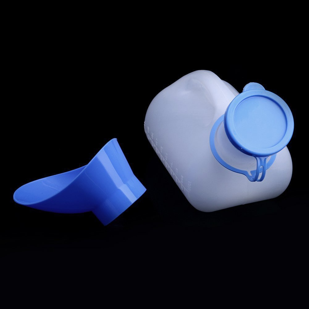 1Pc 女性男性ポータブルプラスチック携帯トイレ車旅行キャン - Home Bathroom Urinal のレビューと価格