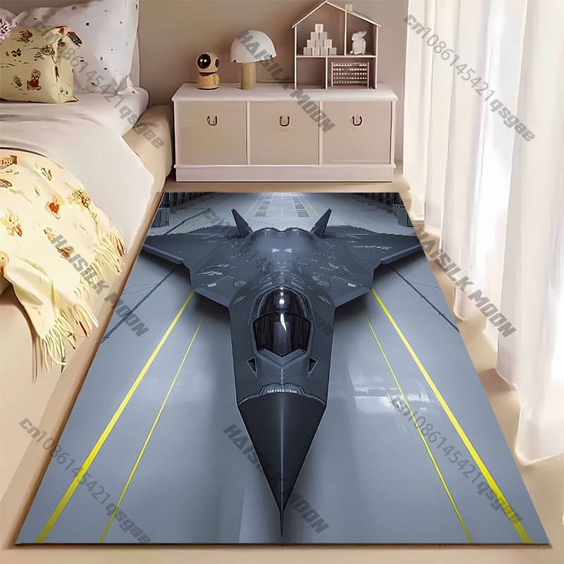 高度なステルス戦闘機柄カーペット ヨガ リビングルーム装飾  - Jet Home Bathroom Mats のレビューと価格