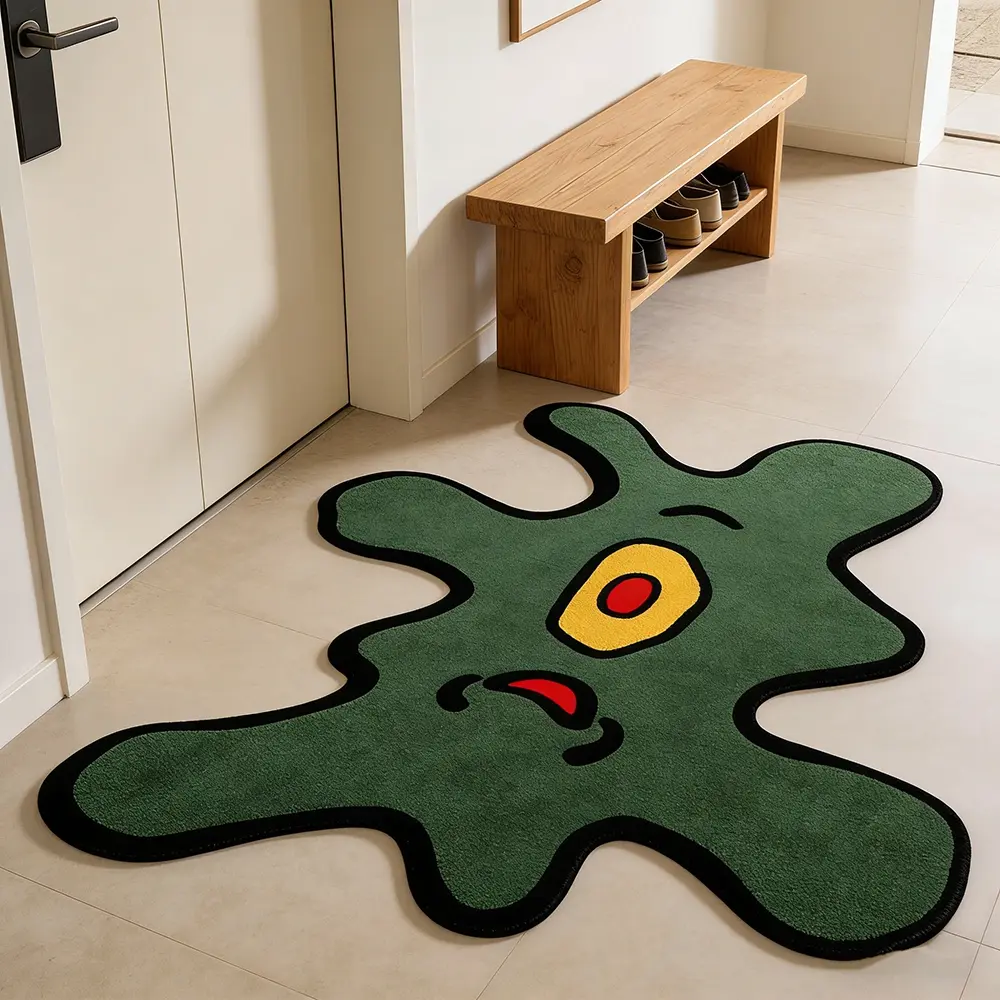 VIKAMA ストリートスタイル シングルアイドモンスターカ - Home Bathroom Floor Mats のレビューと価格