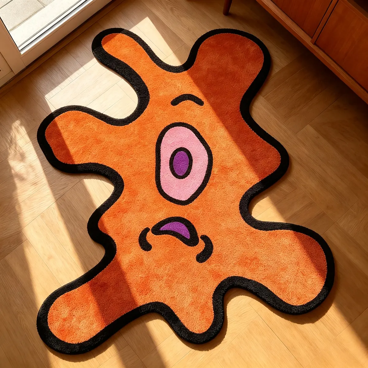 VIKAMA ストリートスタイル シングルアイドモンスターカ - Home Bathroom Floor Mats のレビューと価格