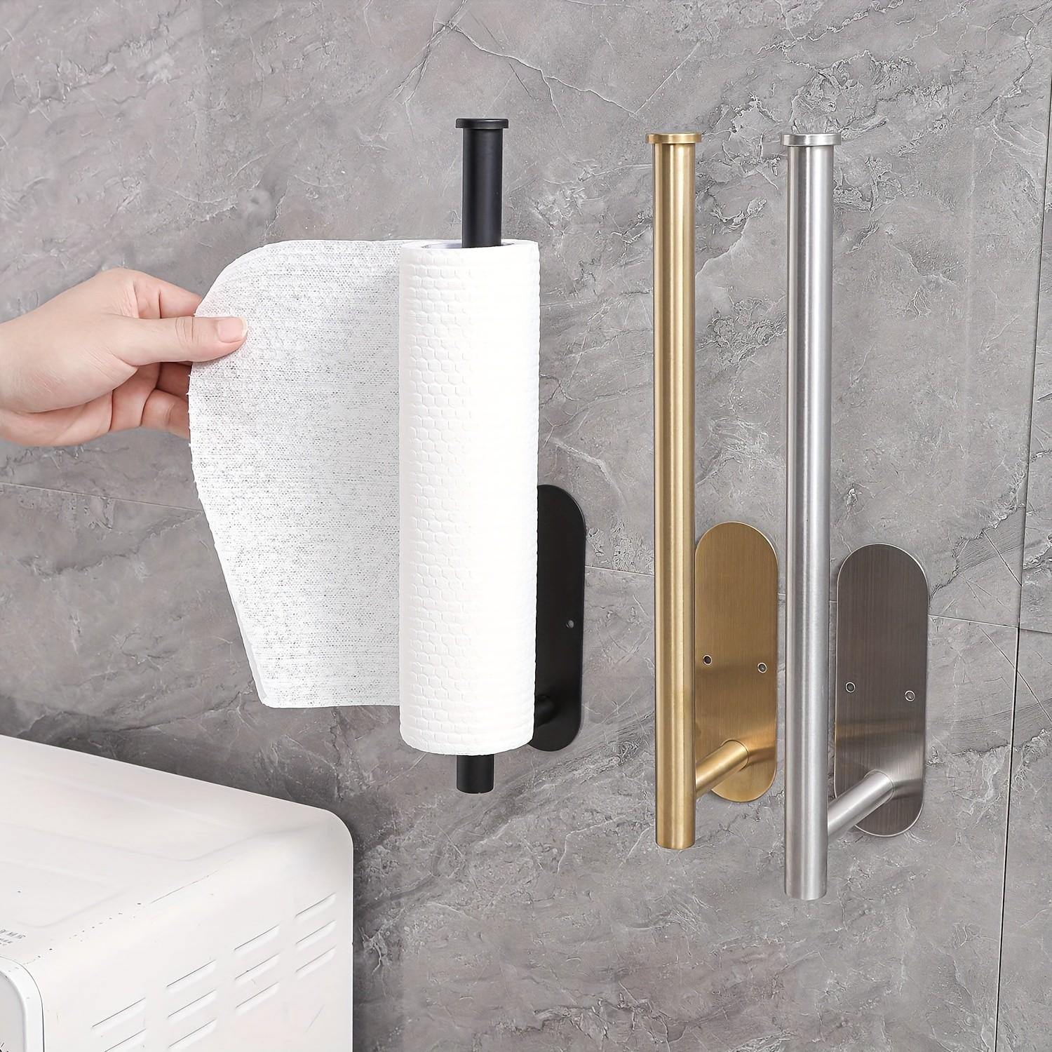 ミニマリストステンレススチール製壁掛けタオルバー、省スペース - Home Bathroom Paper Towel Holder のレビューと価格