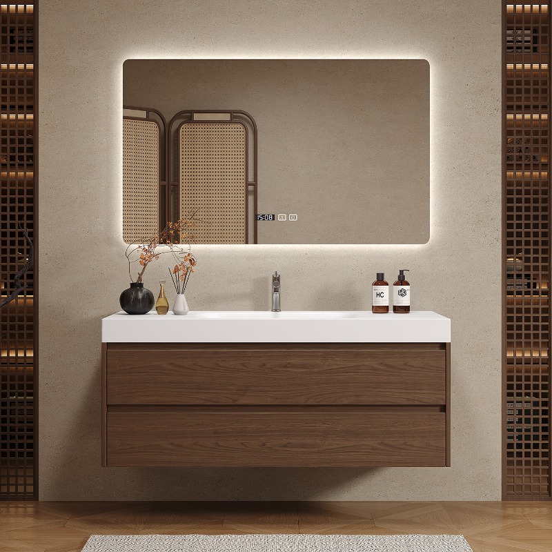 木製パーティションバスルームキャビネット高級モダンスペースセ - Home Bathroom Partition Wall のレビューと価格