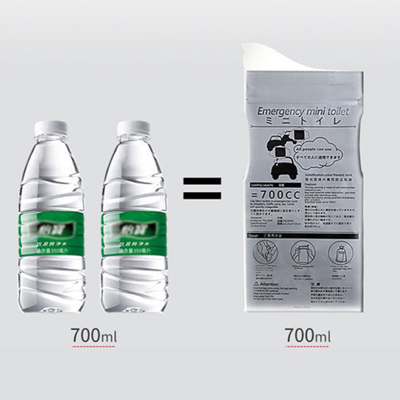 SEAMETAL 4 個車の緊急排尿バッグ 700 ミリリッ - Home Bathroom Urinal のレビューと価格